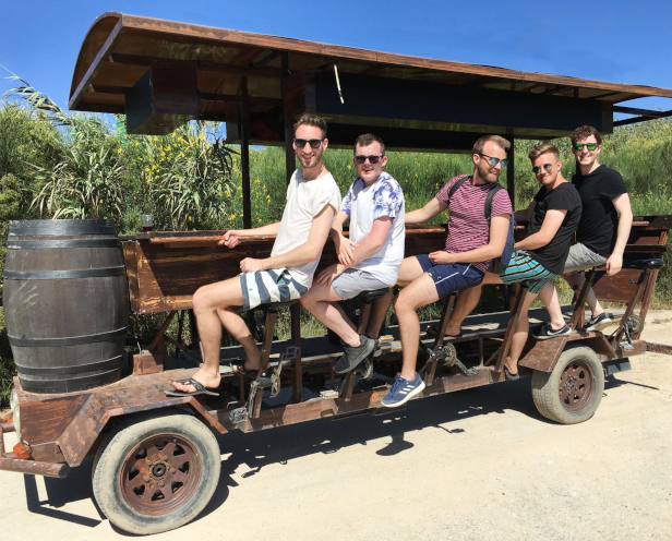 Paris beer bike